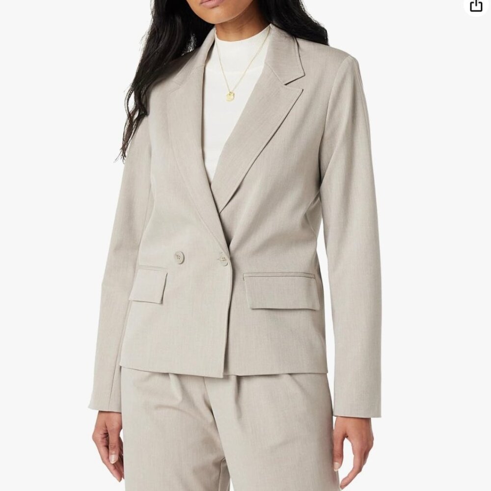 Amazon The Drop Women's Liza Relaxed Single-Breasted Blazer Size L